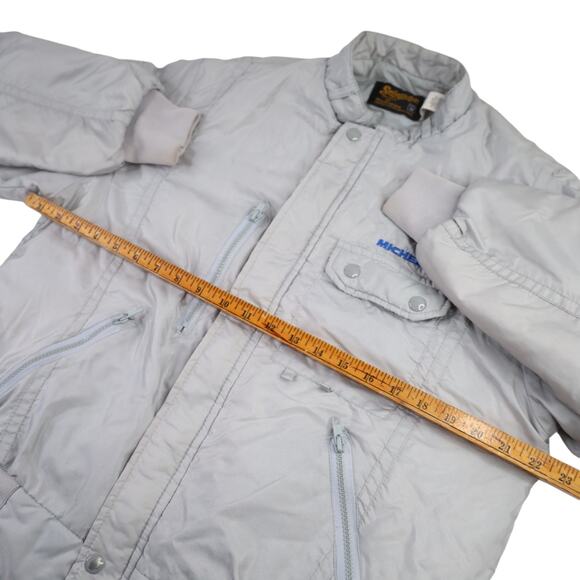 Vintage Swingster Michelin Tires Quilted Jacket - Picture 7 of 8